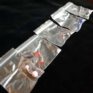 5 belly button jewllery -Lot 3